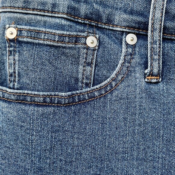 Madewell Selvedge The Mid-Rise Perfect Vintage Jean Women 31 Straight Leg NWOT - Picture 11 of 16